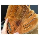 3 Vintage Leather Ball Gloves - Right Hand Throw 3 Vintage Leather Ball Gloves - Right Hand Throw