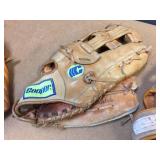 3 Vintage Leather Ball Gloves - Right Hand Throw 3 Vintage Leather Ball Gloves - Right Hand Throw