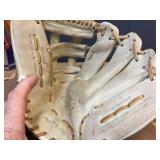 4 Vintage Leather Ball Gloves - Right Hand Throw 4 Vintage Leather Ball Gloves - Right Hand Throw