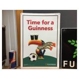 Guinness - Fulton - Chocolat Embossed Tin Signs Guinness - Fulton - Chocolat Embossed Tin Signs