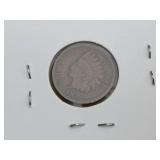 5 U.S. Indian Head Pennies 1862 - 1881 - 1889 - 1893 - 1896 5 U.S. Indian Head Pennies 1862 - 1881 - 1889 - 1893 - 1896