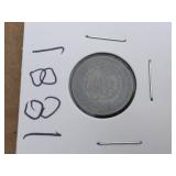 5 U.S. Indian Head Pennies 1863 - 1881 - 1890 - 1893 - 1896 5 U.S. Indian Head Pennies 1863 - 1881 - 1890 - 1893 - 1896