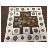 Group Vintage Mexico Foreign Coins Group Vintage Mexico Foreign Coins