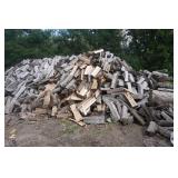 Truck Bed Load of Mixed Species Pre Cut and Split Firewood