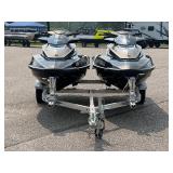 PAIR OF 2016 SEADOO GTX 300 PWC AND 2016 TRITON TRAILER