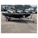 PAIR OF 2016 SEADOO GTX 300 PWC AND 2016 TRITON TRAILER