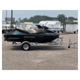 PAIR OF 2016 SEADOO GTX 300 PWC AND 2016 TRITON TRAILER