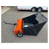 BRAND NEW 42" HUSQVARNA PULL BEHIND LAWN SWEEPER "NO RESERVE"