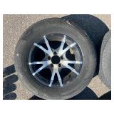 SET OF 4 USED WHEELS/TIRES ST205/75R15