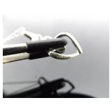 .925 Sterling Silver Stacked Hearts Pendant Necklace .925 Sterling Silver Stacked Hearts Pendant Necklace