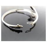 .925 Sterling Silver Amber Bracelet Size 7.5 .925 Sterling Silver Amber Bracelet Size 7.5