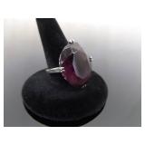 .925 Sterling Silver Amethyst Cocktail Ring Size 6.5 .925 Sterling Silver Amethyst Cocktail Ring Size 6.5