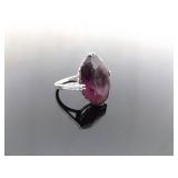 .925 Sterling Silver Amethyst Cocktail Ring Size 6.5 .925 Sterling Silver Amethyst Cocktail Ring Size 6.5