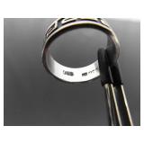 .925 Sterling Silver Greek Key Ring Size 6.2 .925 Sterling Silver Greek Key Ring Size 6.2