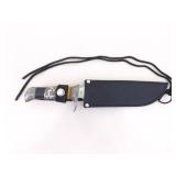 3 NEW LARGER Fixed Blade Bowie Knives in Sheaths 3 NEW LARGER Fixed Blade Bowie Knives in Sheaths