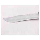 3 NEW LARGER Fixed Blade Bowie Knives in Sheaths 3 NEW LARGER Fixed Blade Bowie Knives in Sheaths