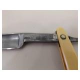 Lot of Antique and Vintage Straight Razors, Gillette Razors, Blades, etc. Lot of Antique and Vintage Straight Razors, Gillette Razors, Blades, etc.