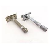 Lot of Antique and Vintage Straight Razors, Gillette Razors, Blades, etc. Lot of Antique and Vintage Straight Razors, Gillette Razors, Blades, etc.