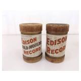 Lot of 12 Antique Edison Cylinder Records in Original Protective Tubes Lot of 12 Antique Edison Cylinder Records in Original Protective Tubes