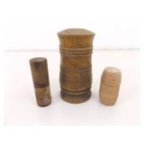 Vintage and Antique Medical Apothecary Tins, Wood Cylinders, Floss, etc. Vintage and Antique Medical Apothecary Tins, Wood Cylinders, Floss, etc.