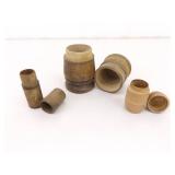 Vintage and Antique Medical Apothecary Tins, Wood Cylinders, Floss, etc. Vintage and Antique Medical Apothecary Tins, Wood Cylinders, Floss, etc.