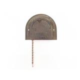 Antique Iron Furness Plate Antique Iron Furness Plate
