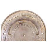 Antique Iron Furness Plate Antique Iron Furness Plate