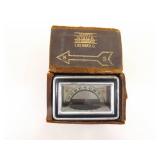 Vintage Surveys Aqua Instrument In Original Leather Case Vintage Surveys Aqua Instrument In Original Leather Case