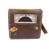 Vintage Surveys Aqua Instrument In Original Leather Case Vintage Surveys Aqua Instrument In Original Leather Case