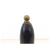 Antique Wood Handled Brass School Bell Antique Wood Handled Brass School Bell