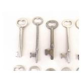 Lot of Antique Skeleton Keys Lot of Antique Skeleton Keys