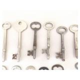 Lot of Antique Skeleton Keys Lot of Antique Skeleton Keys