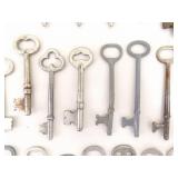 Lot of Antique Skeleton Keys Lot of Antique Skeleton Keys