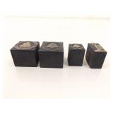 Lot of 4 RARE Bell Systems Letter Press Printing Blocks Lot of 4 RARE Bell Systems Letter Press Printing Blocks