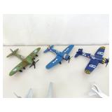 Lot of Loose 1/43 and 1/64 Die Cast Jets and Airplanes Lot of Loose 1/43 and 1/64 Die Cast Jets and Airplanes