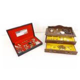 2 Boxes of Mens Jewelry, Cufflinks, Tie Tacks, Findings, etc. 2 Boxes of Mens Jewelry, Cufflinks, Tie Tacks, Findings, etc.