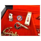 2 Boxes of Mens Jewelry, Cufflinks, Tie Tacks, Findings, etc. 2 Boxes of Mens Jewelry, Cufflinks, Tie Tacks, Findings, etc.
