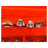 2 Boxes of Mens Jewelry, Cufflinks, Tie Tacks, Findings, etc. 2 Boxes of Mens Jewelry, Cufflinks, Tie Tacks, Findings, etc.