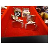 2 Boxes of Mens Jewelry, Cufflinks, Tie Tacks, Findings, etc. 2 Boxes of Mens Jewelry, Cufflinks, Tie Tacks, Findings, etc.
