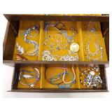 2 Jewelry Boxes of Costume Jewelry 2 Jewelry Boxes of Costume Jewelry