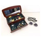 2 Jewelry Boxes of Costume Jewelry 2 Jewelry Boxes of Costume Jewelry