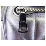 Authentic COACH Elias Belt Bag with Puffy Diamond Quilting in a Silver Metallic Finish Authentic COACH Elias Belt Bag with Puffy Diamond Quilting in a Silver Metallic Finish
