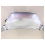 Authentic COACH Elias Belt Bag with Puffy Diamond Quilting in a Silver Metallic Finish Authentic COACH Elias Belt Bag with Puffy Diamond Quilting in a Silver Metallic Finish