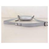 Authentic COACH Elias Belt Bag with Puffy Diamond Quilting in a Silver Metallic Finish Authentic COACH Elias Belt Bag with Puffy Diamond Quilting in a Silver Metallic Finish