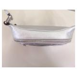 Authentic COACH Elias Belt Bag with Puffy Diamond Quilting in a Silver Metallic Finish Authentic COACH Elias Belt Bag with Puffy Diamond Quilting in a Silver Metallic Finish
