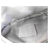 Authentic COACH Elias Belt Bag with Puffy Diamond Quilting in a Silver Metallic Finish Authentic COACH Elias Belt Bag with Puffy Diamond Quilting in a Silver Metallic Finish