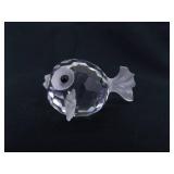 Lot of 2 AS NEW Swarovski Crystal Puffer Fish Figurines Lot of 2 AS NEW Swarovski Crystal Puffer Fish Figurines