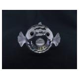 Lot of 2 AS NEW Swarovski Crystal Puffer Fish Figurines Lot of 2 AS NEW Swarovski Crystal Puffer Fish Figurines