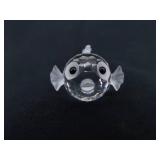 Lot of 2 AS NEW Swarovski Crystal Puffer Fish Figurines Lot of 2 AS NEW Swarovski Crystal Puffer Fish Figurines