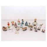 Lot of Misc Vintage Hummel, Nativity, Crystal, etc Figurines Lot of Misc Vintage Hummel, Nativity, Crystal, etc Figurines